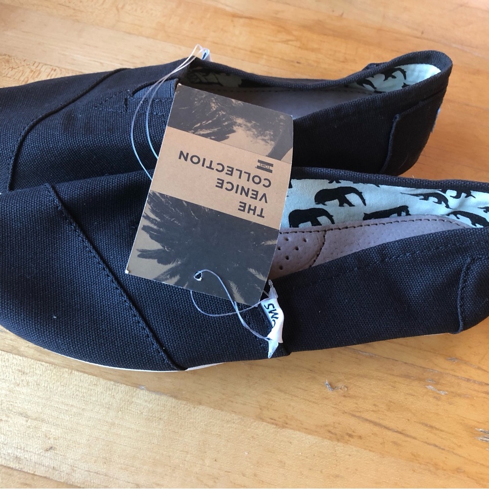 The Venice Collection Black Slip-On Shoes